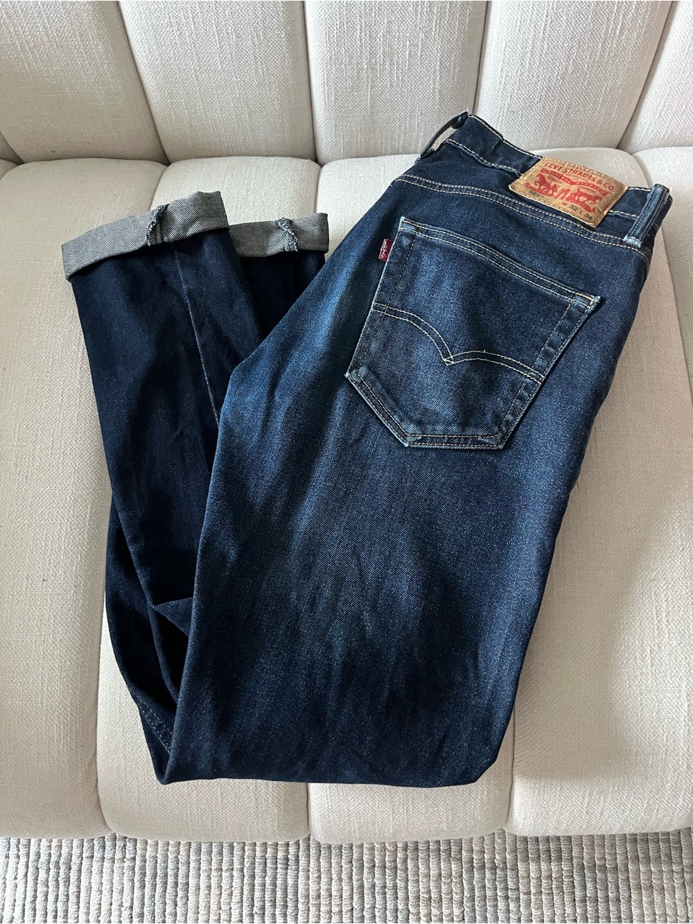 Levi's Men's Indigo Slim taper Jeans